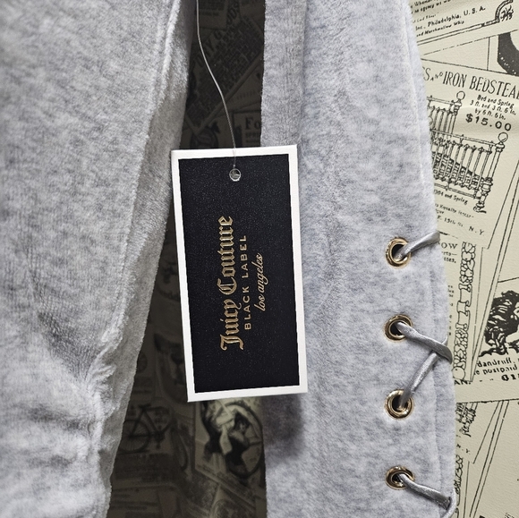 NWT Juicy Couture XS Velour Off Shoulder Dress - Picture 9 of 11